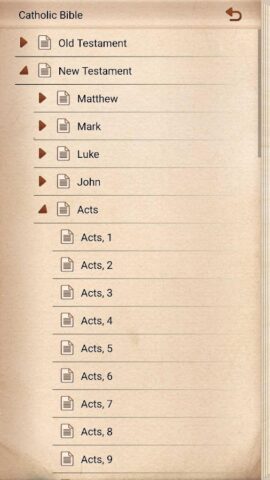 Catholic Bible для Android — скриншот 3