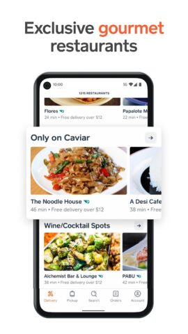 Caviar — Order Food Delivery для Android — скриншот 5