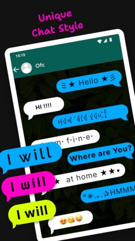 Chat Style & Theme Changer для Android — скриншот 2