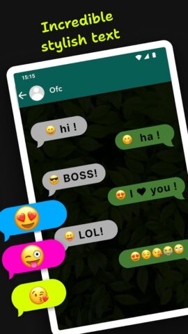 Chat Style & Theme Changer для Android — скриншот 3