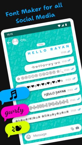 Chat Style & Theme Changer для Android — скриншот 4