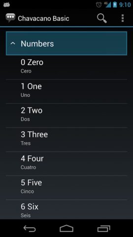 Chavacano Basic Phrases для Android — скриншот 2