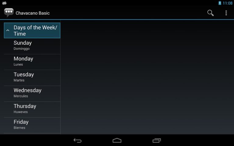 Chavacano Basic Phrases для Android — скриншот 5