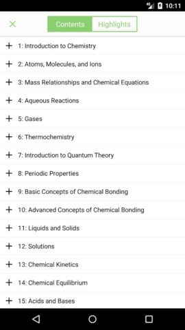 Chemistry Textbook для Android — скриншот 3