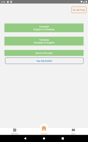 Cherokee English Translator для Android — скриншот 5