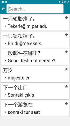 Chinese — Turkish для Android — скриншот 4