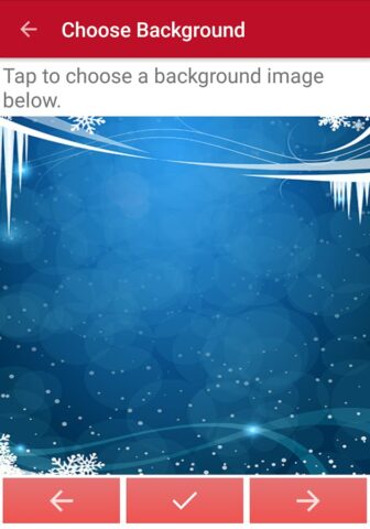 Рождественские открытки для Android — скриншот 2