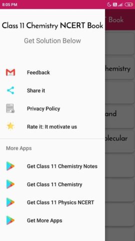Class 11 Chemistry NCERT BooK для Android — скриншот 5