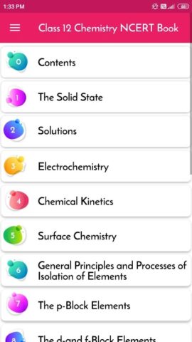 Class 12 Chemistry NCERT Book для Android — скриншот 1