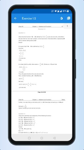 Class 12 Maths NCERT Solutions для Android — скриншот 3