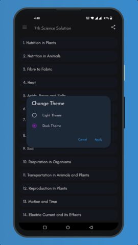 Class 7 Science NCERT Solution для Android — скриншот 4