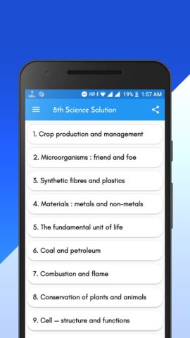 Class 8 NCERT Science Solution для Android — скриншот 1