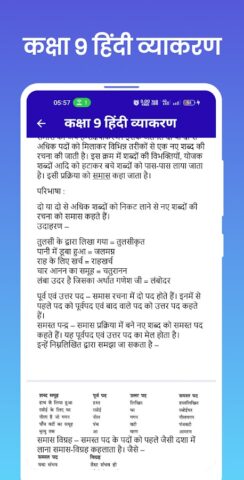 Class 9 Hindi Grammar для Android — скриншот 2