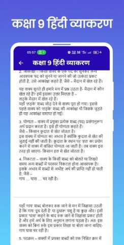 Class 9 Hindi Grammar для Android — скриншот 3