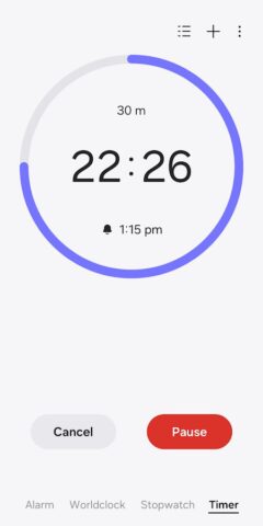 Clock для Android — скриншот 4