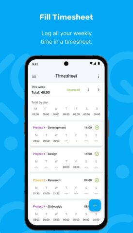Clockify — Time Tracker для Android — скриншот 5