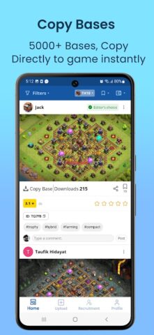 Cocbases (Clash of Clan Bases) для Android — скриншот 1