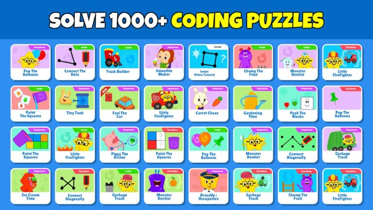 Coding Games For Kids для Android — скриншот 1