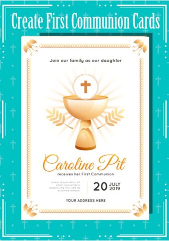 Communion, Baptism Invitations для Android — скриншот 4