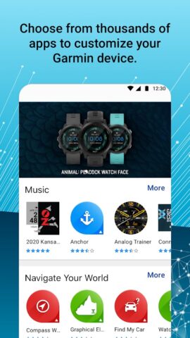 Connect IQ™ Store для Android — скриншот 1