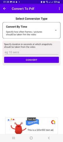 Convert Video To Pdf File для Android — скриншот 4