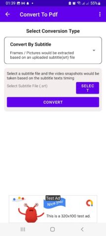 Convert Video To Pdf File для Android — скриншот 5