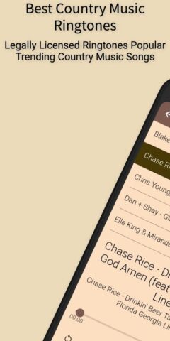 Country Music Ringtones для Android — скриншот 1