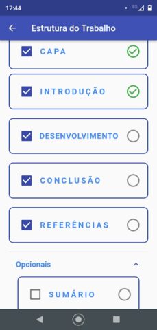 Ctrl+V: Criar Trabalho Escolar для Android — скриншот 1