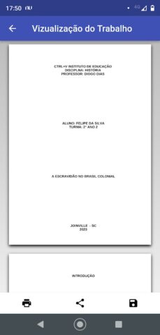 Ctrl+V: Criar Trabalho Escolar для Android — скриншот 3