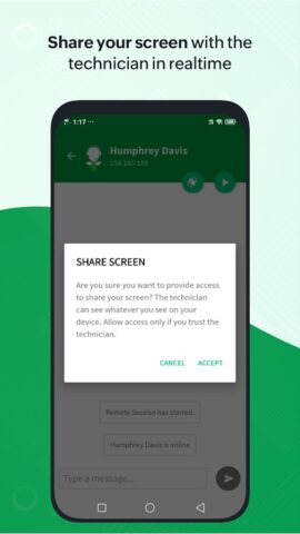 Customer App — Zoho Assist — скриншот 2