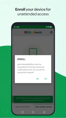 Customer App — Zoho Assist — скриншот 5
