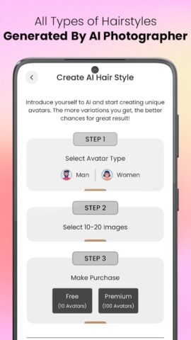 CutAI — AI Hair Style Changer для Android — скриншот 4