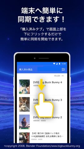 DMM VR動画プレイヤー для Android — скриншот 3