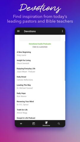 Daily Bible Study: Audio, Plan для Android — скриншот 3