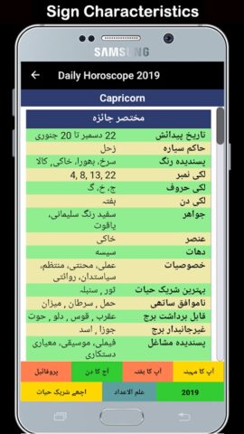 Daily Horoscope in Urdu для Android — скриншот 4