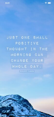 Daily Quote — Positive quotes для iOS — скриншот 1
