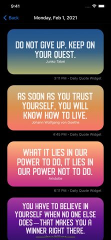 Daily Quote — Positive quotes для iOS — скриншот 2