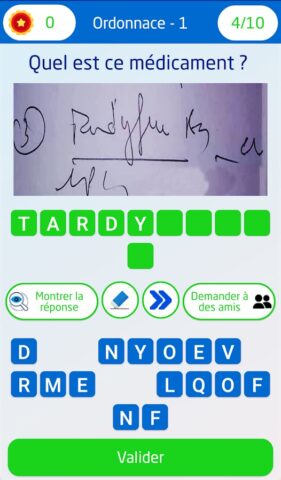 Dechiffrage ordonnance для Android — скриншот 2