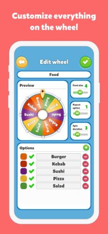 Decision Maker: Spin the Wheel для Android — скриншот 3
