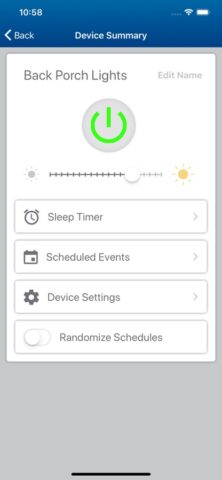 Decora Digital Dimmer & Timer для iOS — скриншот 2