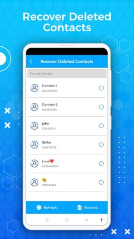 Deleted Contact Recovery App — скриншот 4