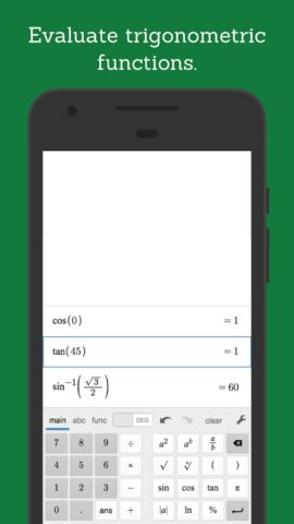 Научный калькулятор Desmos для Android — скриншот 2