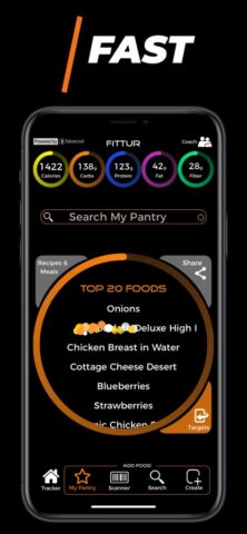 Diabetes Food Tracker ~ Fittur для iOS — скриншот 4