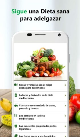 Dieta sana para perder peso для Android — скриншот 1