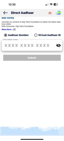 Digi Yatra для iOS — скриншот 3