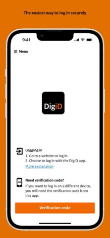 DigiD для iOS — скриншот 1