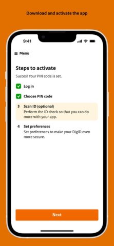 DigiD для iOS — скриншот 2