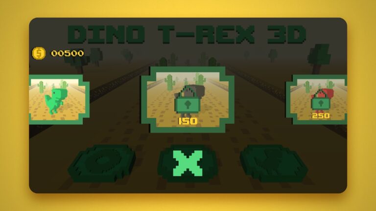 Dino Runner 3D [Dinosaur Game] для Android — скриншот 4