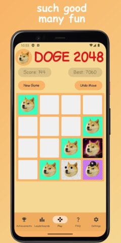 Doge 2048 для Android — скриншот 1