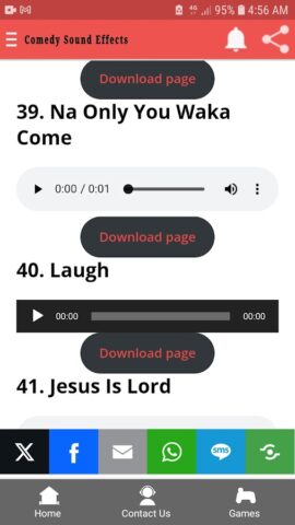 Download Comedy Sound Effects для Android — скриншот 5